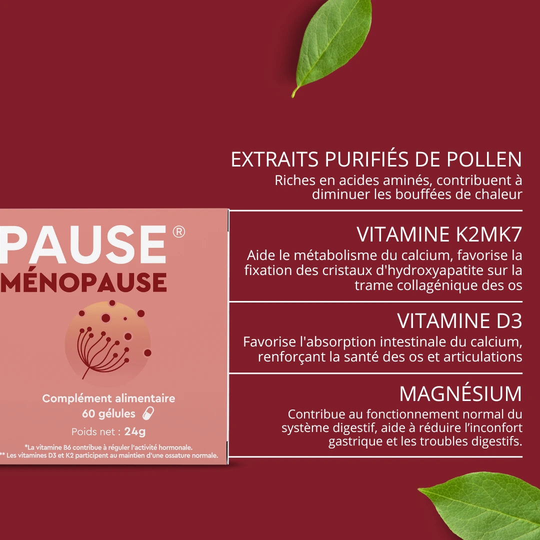 Isiopause ® - Soutien Naturel pour la Ménopause