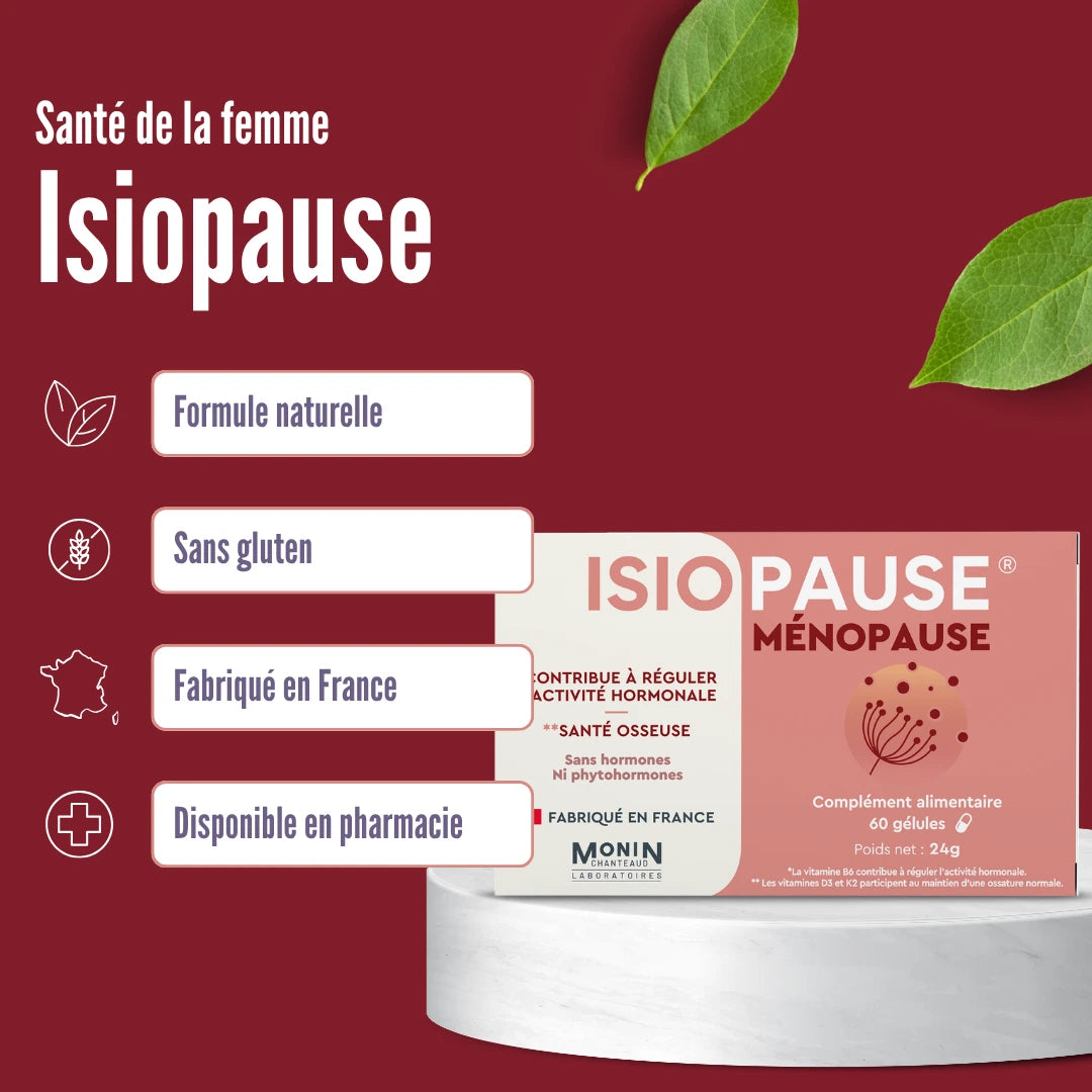 Isiopause ® - Soutien Naturel pour la Ménopause