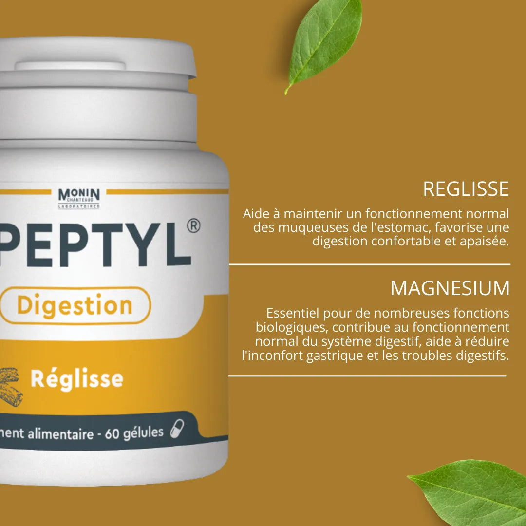 PEPTYL-3-DigestionComplementAlimentaireReglisseMagnesiumSantedigestive