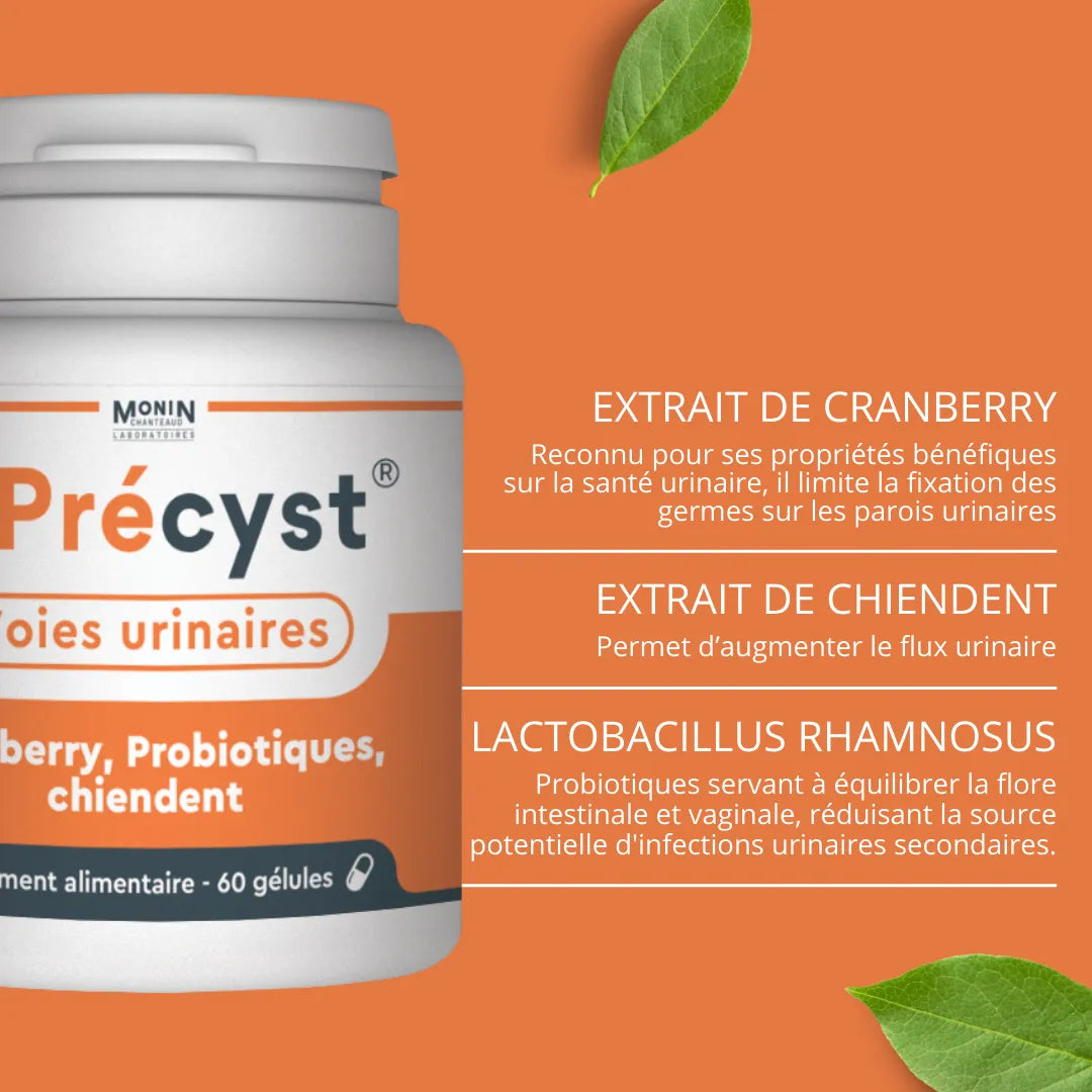 Precyst2-Complementalimentaire_Cranberry_Probiotiques_ConfortUrinaire_Cystite